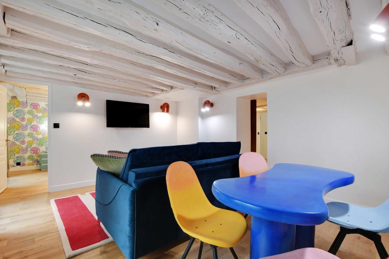 Joyful - 2br-6p - Louvre-rivoli Apartamento *
